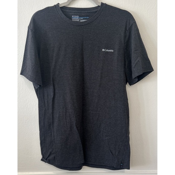 Columbia Black Mens Short Sleeve T-Shirt Size Large - Picture 1 of 2